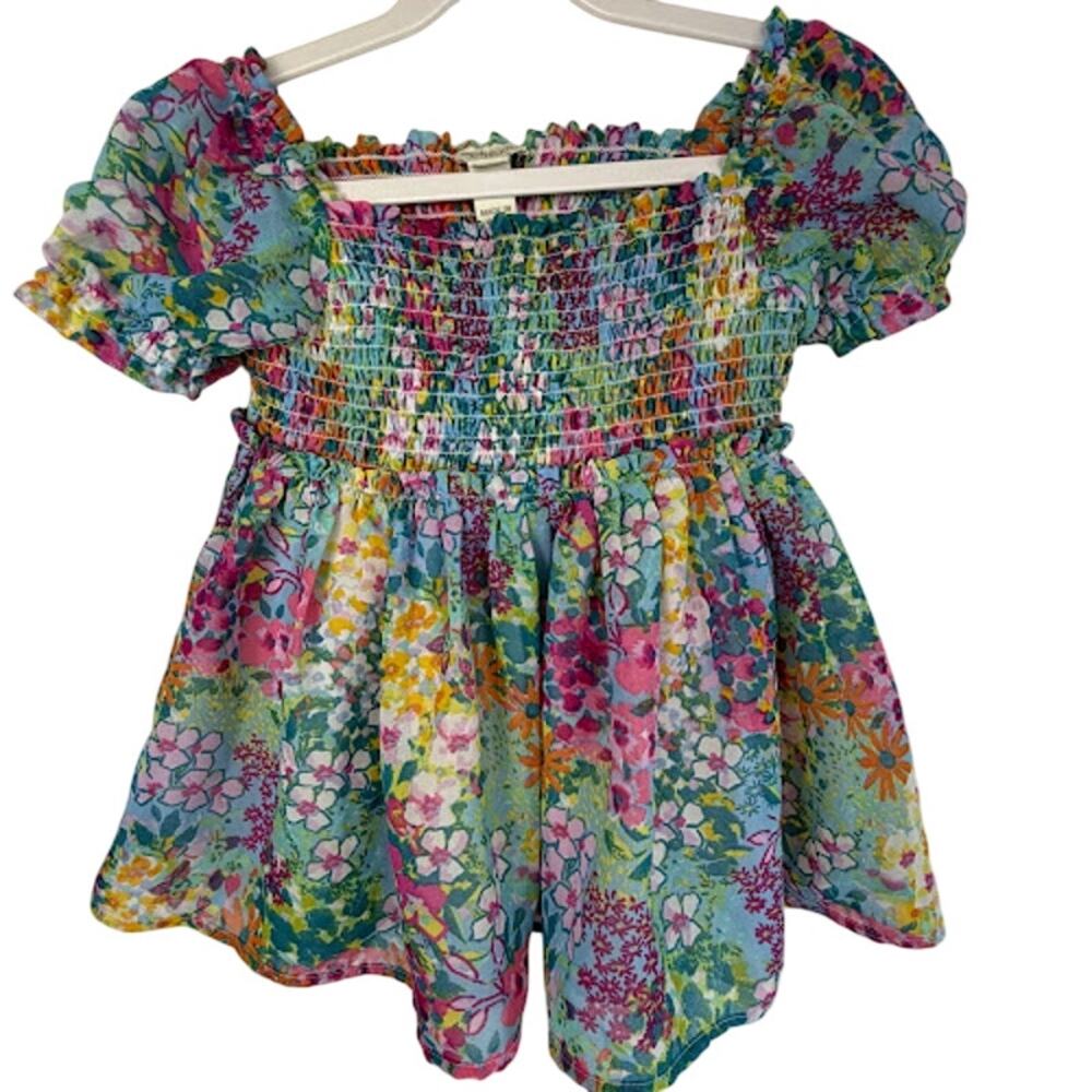Monsoon London Floral Top Size 3-4T